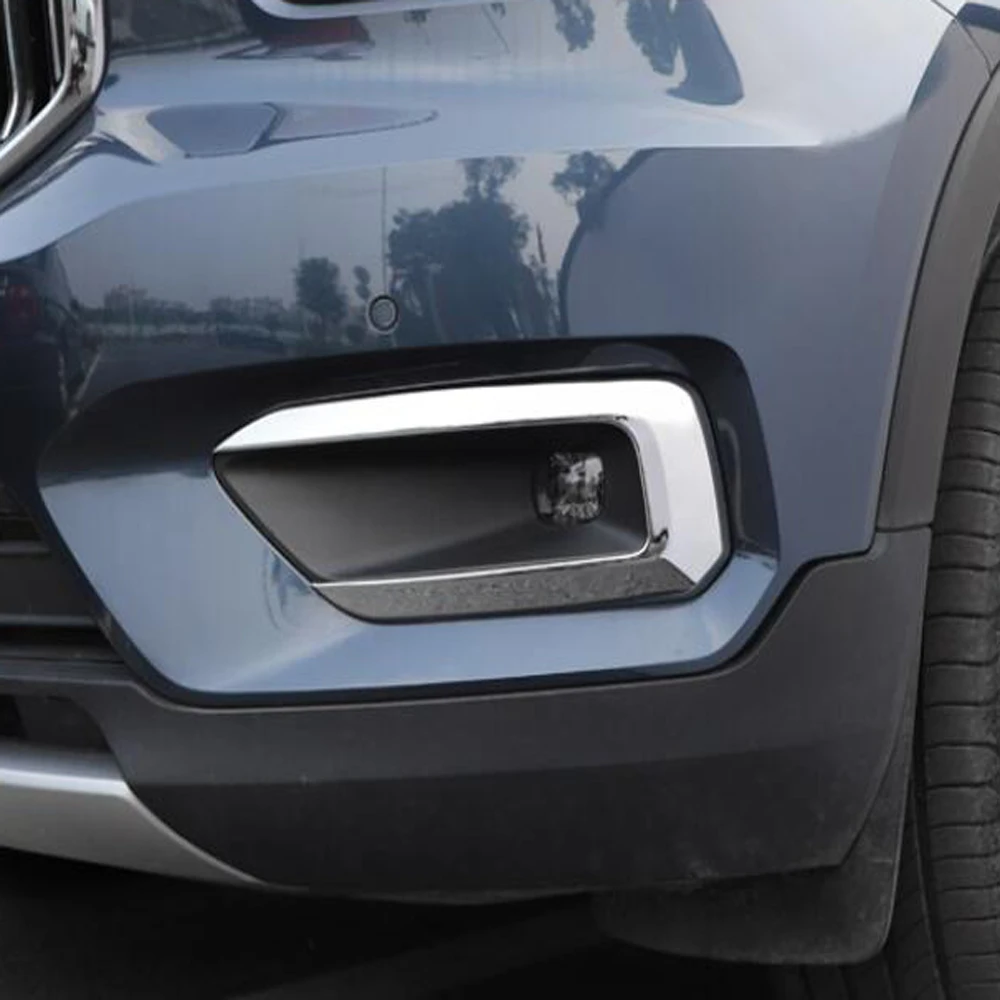 Volvo XC40 XC 40 2019 2020 ABS Hromēti Priekšējie Miglas lukturi Segtu Apdares Vadītājs Miglas Lukturi Rāmja Aizsargs, Auto Piederumi