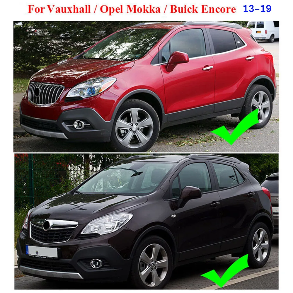 Par Opel Mokka X Vauxhall Buick Encore 2013 - 2019 Mudflaps Splash Sargiem Priekšā, Aizmugurē Uzstādīts Dubļu Sargi Dubļusargi 2016 2017