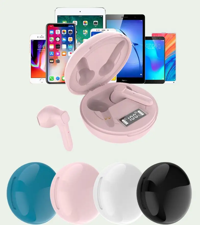 Bluetooth 5.0 Bezvadu Austiņas ar iebūvētu Mic 3D Stereo Earbuds iPhone/Android/Apple Airpods Pro Sporta austiņas
