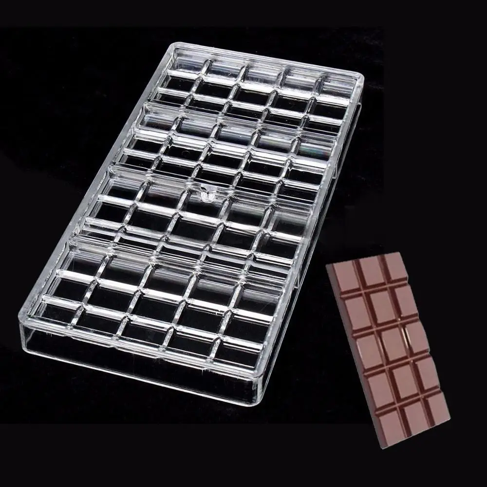 SHENHONG Šokolādes Bārs Maker Injekcijas Grūti PC Konfektes Pelējuma Polikarbonāta sadalīt Joslas Šokolādes Pelējuma Cepšanas Rīki