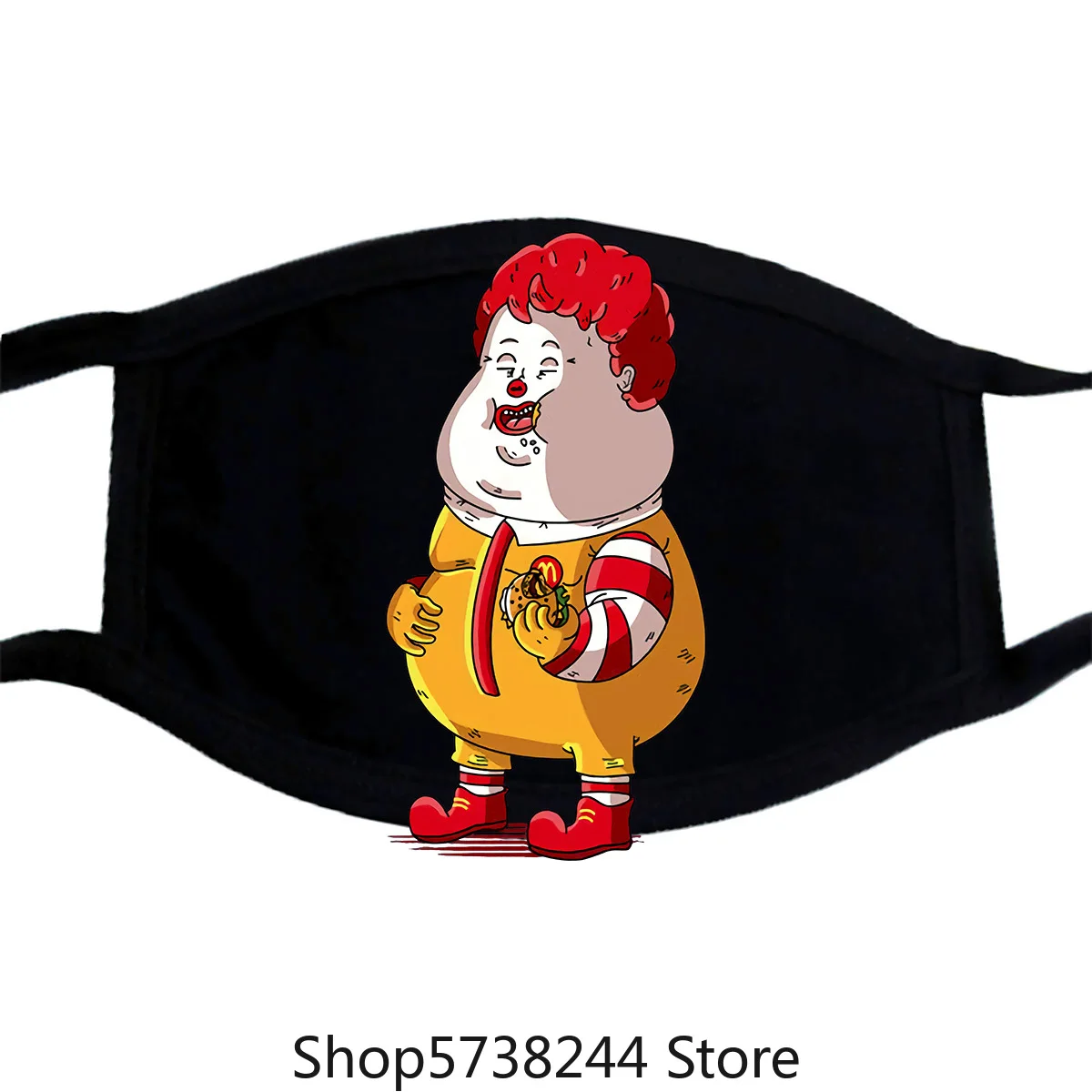Mcfatty Ronald Mcdonald ' Klauns Burger Tauku Cilvēks, Pieaugušo Maska, Mazgājami Atkārtoti Lietojamā Maska