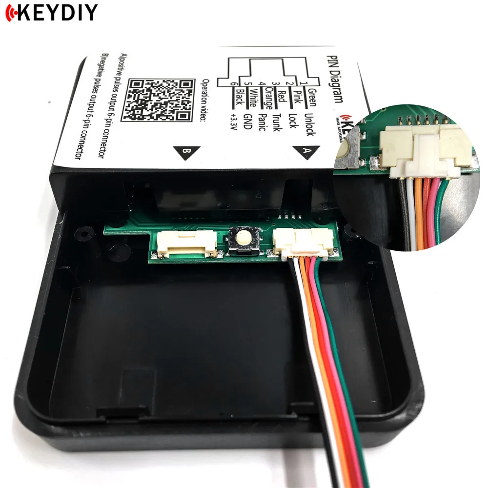 Jaunu KEYDIY KD Universālā Tālvadības Interfeisu 10 pin Adapter Rūtiņu Mainīt Normālu Auto Taustiņu, lai Flip Tālvadības Taustiņu, Nepieciešams Sākotnējais Atslēga