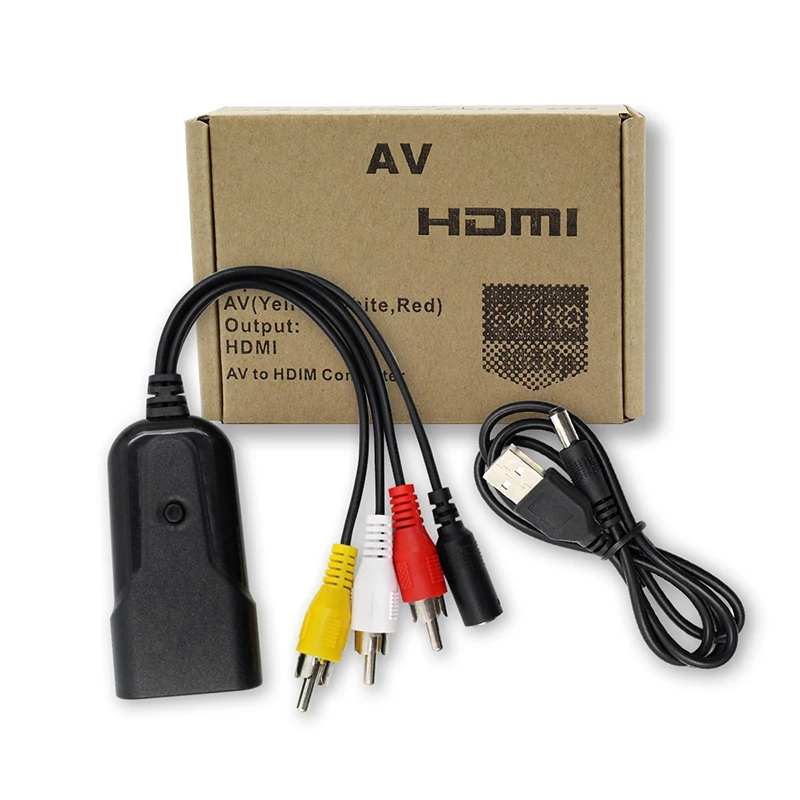 AV/RCA, HDMI Adapteris Converter Atbalsta AV Signāla 1080P HDMI Signālu AV HDMI Video Converter