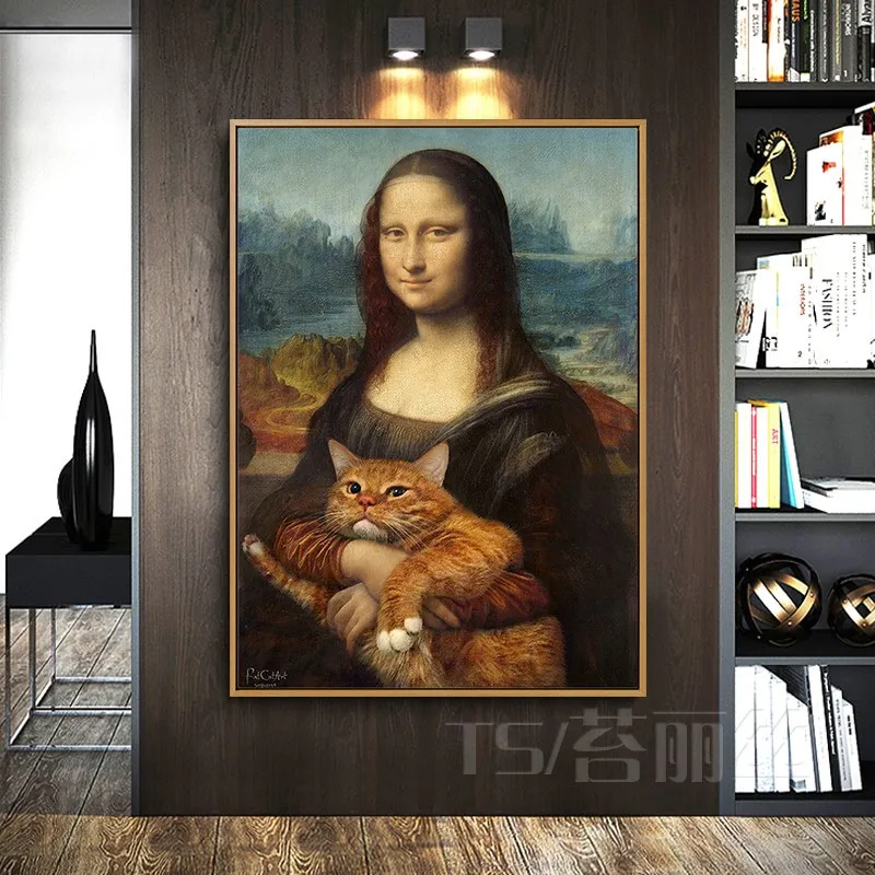 EECAMAIL Mona Lisa Mākslas Dimanta Glezniecības Pilnībā Diamond Cross Stitch Restorāns Dimanta Izšuvumi Veranda Guļamistabā Ķieģeļu Apgleznošana