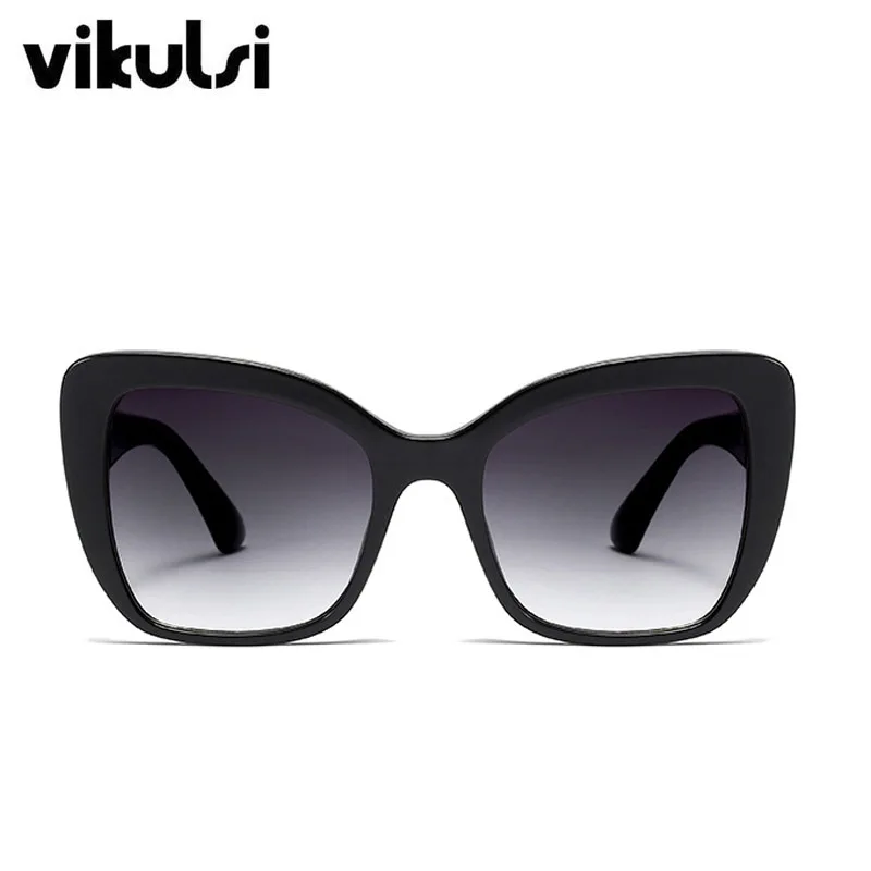 Jaunā Luksusa Vintage Cat Eye Saulesbrilles Sieviešu Modes Kvadrātveida Saules Brilles Sieviešu Ziedu Rāmis Eyewar Retro Melnos Toņos UV400 Oculo