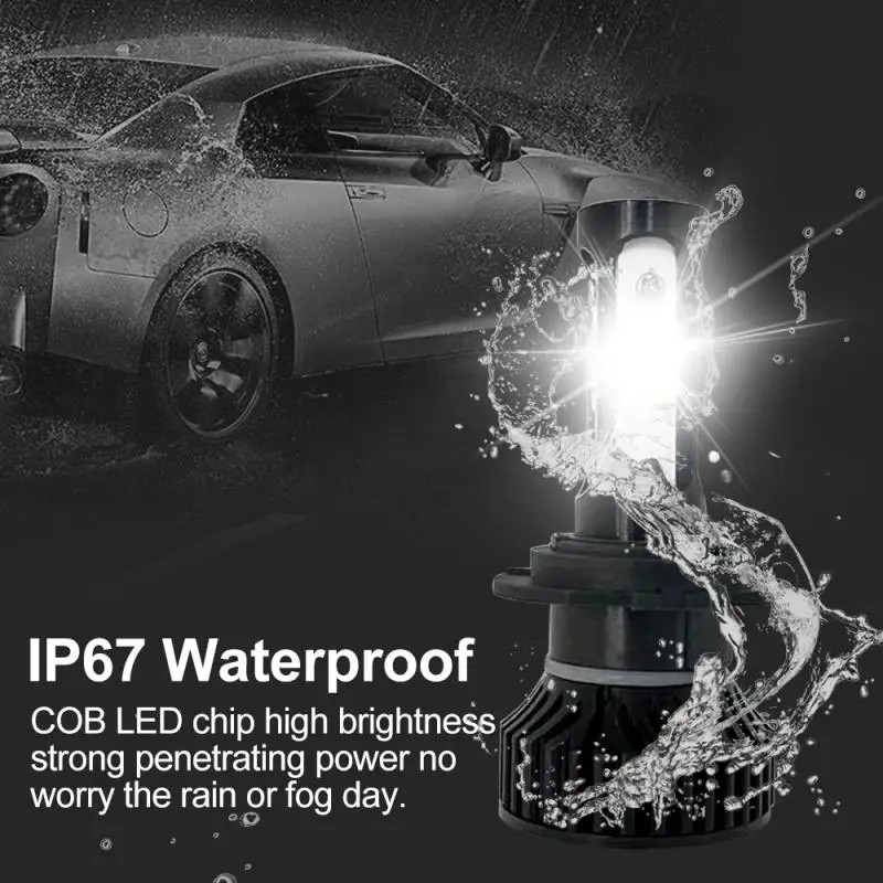 1 Gab. Auto Lukturu H7/H11 LED Miglas Lukturu Spuldzes Auto Spuldzes Komplektā 8000lm Balts IP68 Ūdensnecaurlaidīga 22w 6000/8000K Auto Spuldzes LED Lukturis