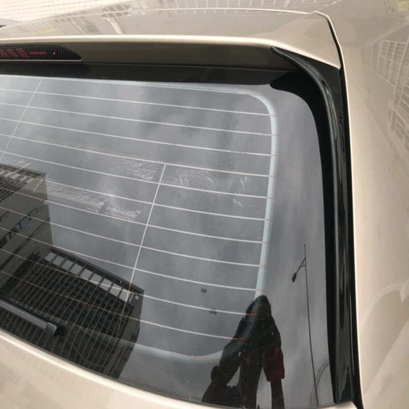 MK7 un Spīdīgi Melnas ABS Plastmasas Materiāla, Auto, Auto stils Aizmugurējo Spārnu Sānu Spoileris 2pc par Volkswagen Golf 7.5-2018 Nav GTI R