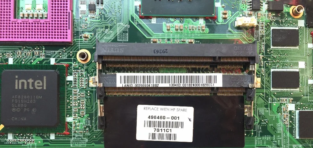 Augstākās Kvalitātes Mātesplate HP HDX16 Mātesplati 496460-001 PGA478 DDR2 Pilnībā Pārbaudīta