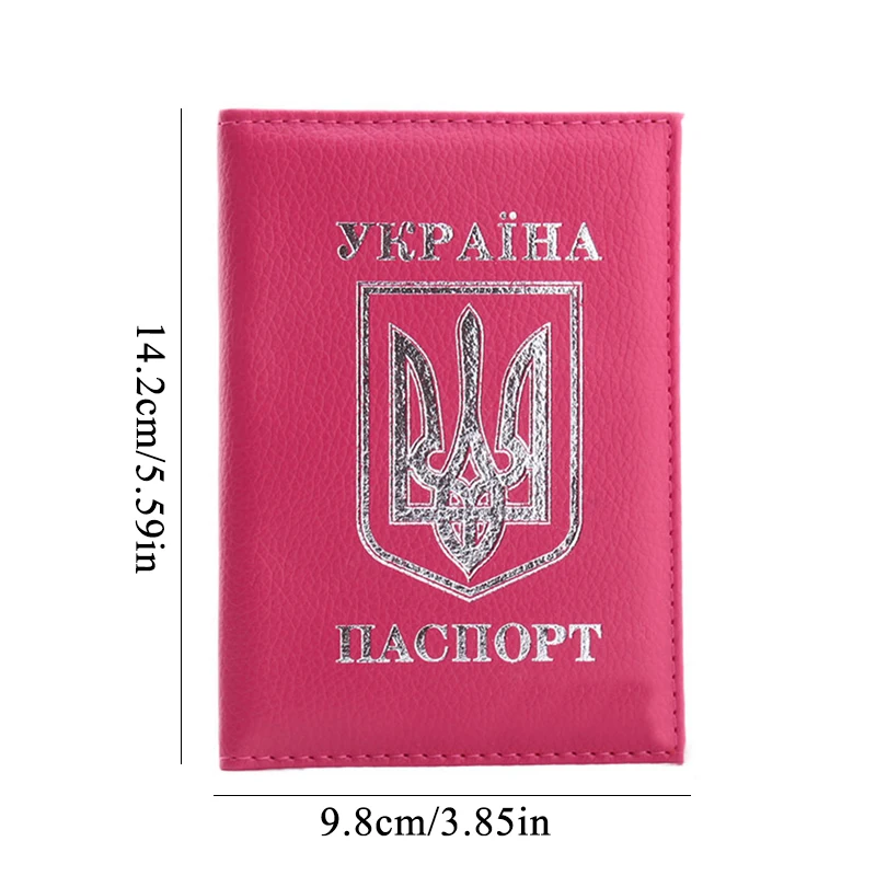 Ukrainas valsts ģerbonis pases vāks Vīrieši Sievietes Ceļošanas Pase Gadījumā Krievija Ceļošanas Dokumenta Turētāji