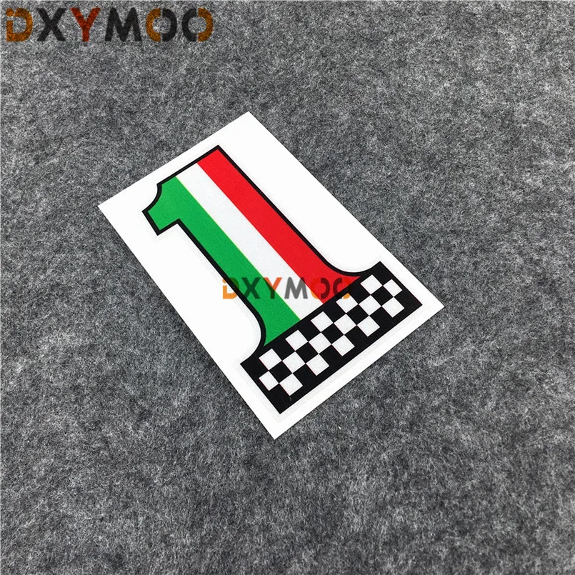 Valsts Karogu, Itālija, Skaits 1 Čempions Tauriņš Automašīnu, Motociklu Uzlīmes Vinila Decals 3M Car Styling