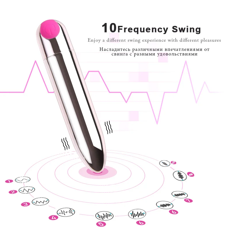 USB Uzlādējams Mini Bullet Dildo Vibratoru Klitora Vibrators Stimulators Masturbator Vibrējošais Maksts Massager Seksa Rotaļlietas Sievietēm