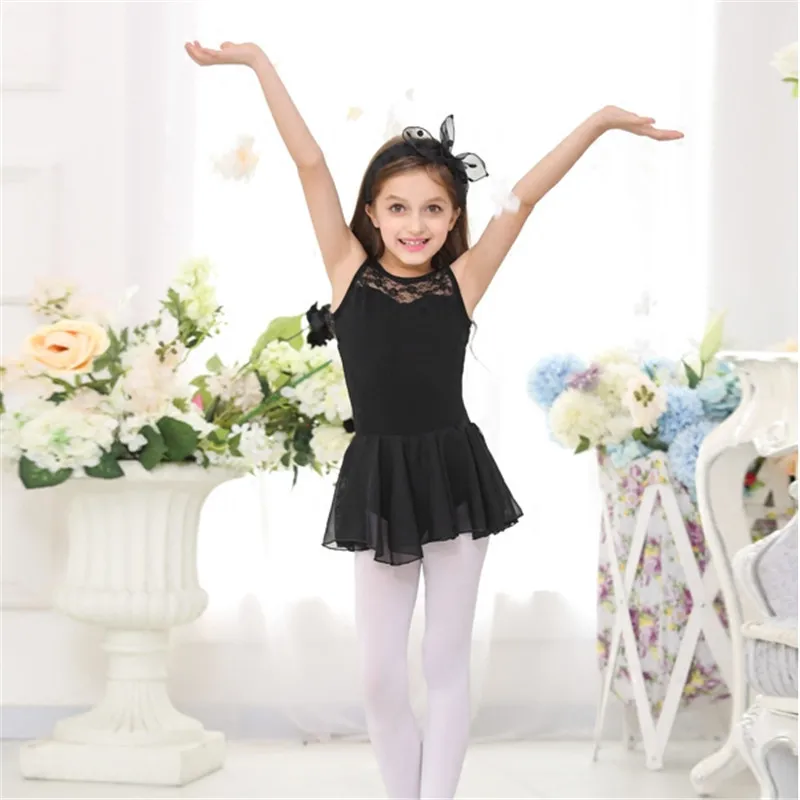 Jauns Bērniem, Meitenēm, Vingrošana Deju Kleitu Baleta Tutu Svārki Leotard Mežģīņu Dizaina Balerīna Kleitas Bērniem Meitene Dancewear Soft
