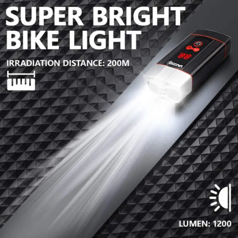 Ūdensizturīgs Viedo LED Displejs Priekšējā Velosipēda Lukturu USB Lādējamu Velosipēdu Gaismas MTB Riteņbraukšana Lampa ar Jaudu Bankas Funkcijas
