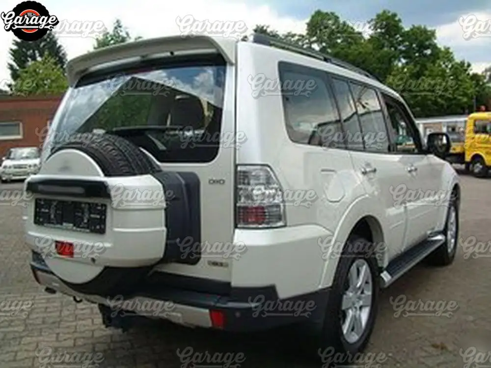 Spoilers no piektās durvis Mitsubishi Pajero 4 2006. -.gadam ABS plastmasas sporta stils aksesuāri auto tūnings aerodinamisko spārnu