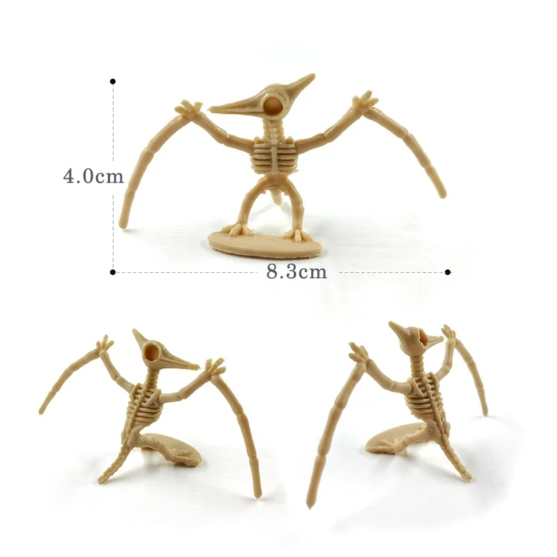 12pcs Mākslīgā Dinozauru Skeletu statuetes Dzīvnieku modelis, mājas dekoru Bonsai miniatūra pasaku dārzu dekorēšana aksesuāri, mūsdienu