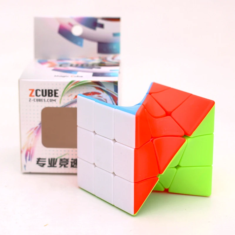 Zcube 3x3 Torsionu Magic Cube Coloful Savīti Cube Puzzle Rotaļlieta Stickerless Mīklas 3x3x3 Kubi Izglītojošas Rotaļlietas Bērniem