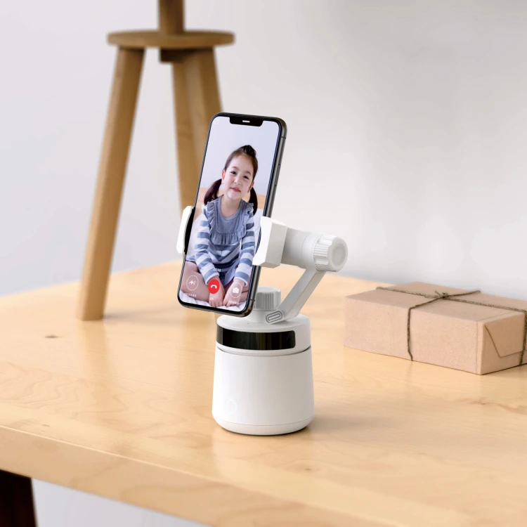 Gimbal Selfie Stick Regulēšana 3D Live Tālruņa Īpašnieka Sejas, Automātiskā Izsekošanas 360degree Rotācijas Vlog Fotografēšanas USB Mount Turētājs
