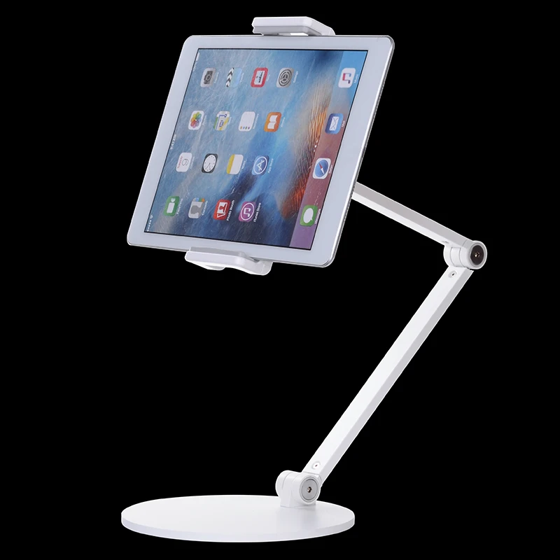 Jaunas Ielidošanas 1pc Regulēšana 2-pakāpju Locīšanas Tablet Stand Heavy Duty Desktop Turētājs iPad Planšetdatoru Aksesuāri
