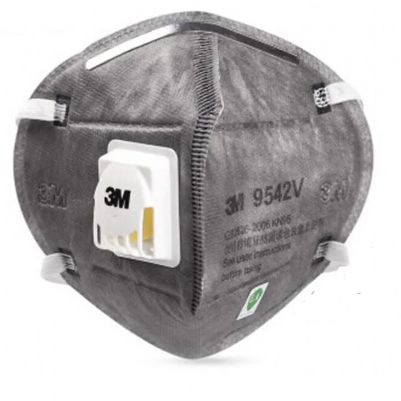 KN95 3M 9542V maska anti miglas putekļu maska w/elpošanas vārstu darba sejas maska