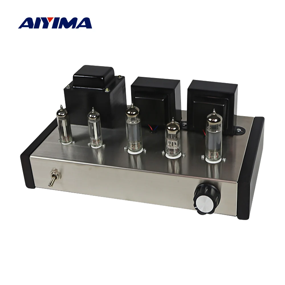 AIYIMA Amplificador Audio Klases Caurule, Stūres Pastiprinātājs Profesionālās Vakuuma Cauruļu Amp 6n2 6p1 Hifi Stereo Skaņas Skaļruņu Pastiprinātājs