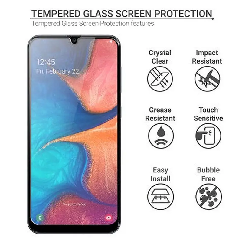 Rūdīta stikla Samsung A30 screen protector for Samsung Galaxy A305 stikla plēves