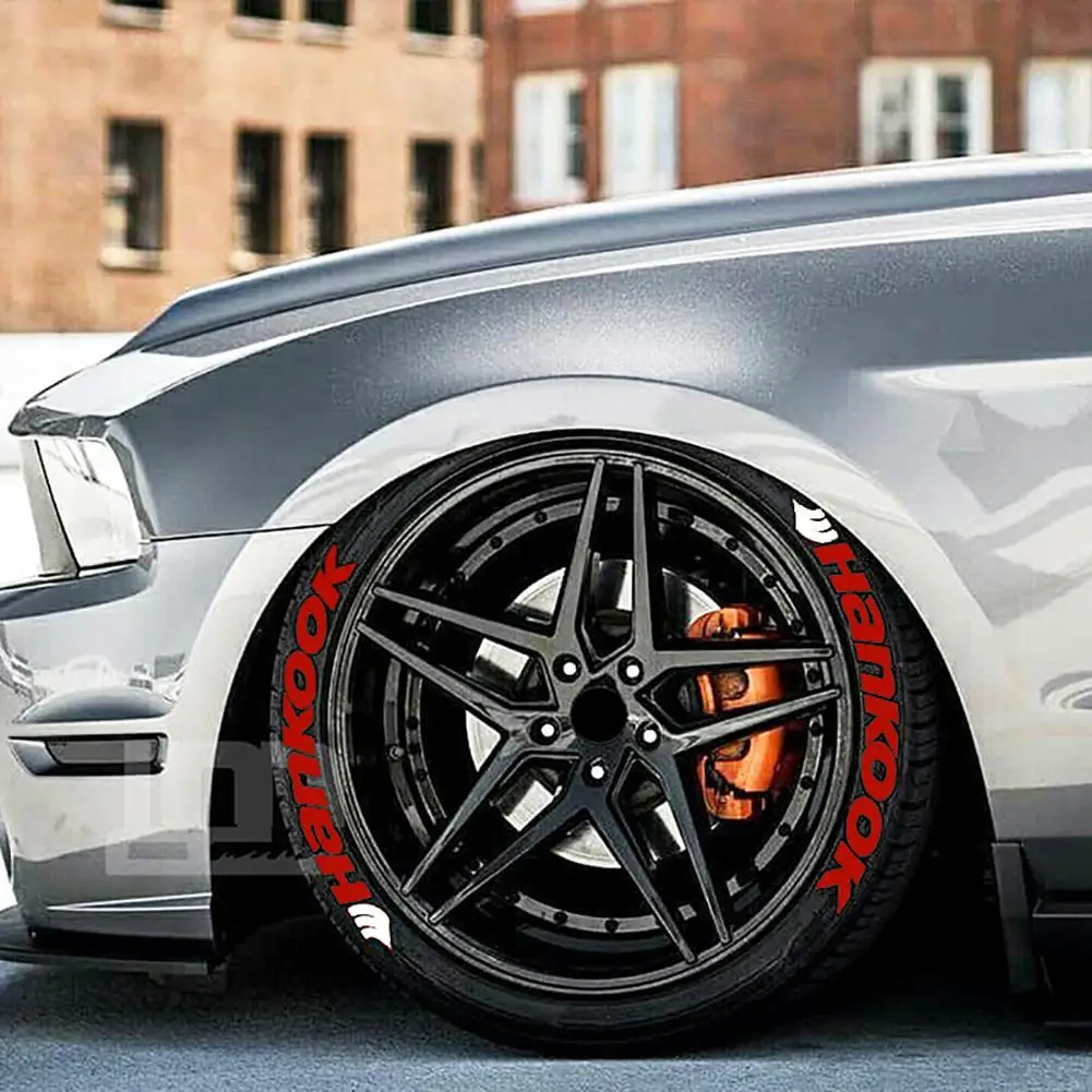 8pcs Auto Uzlīmes Personalizēts Universālo Auto Riepu Riteņu Uzlīmes Uzlīmes Motociklu Car Styling Etiķetes Dekoru 3D stereo Uzlīmes