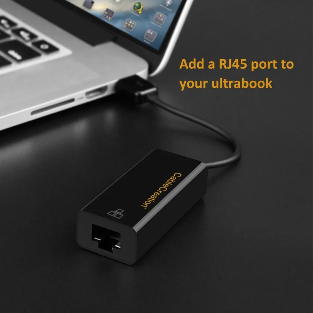 USB Tīkla Adapteri, CableCreation apzeltīts USB 2.0, lai 10/100 Fast RJ45 Ethernet LAN, Tīkla Adapteris, kas ir Saderīgs MacBook