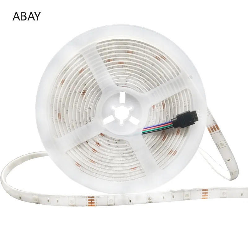 LED Lentes RGB 12V 5050SMD gaismas DIODE Ūdensizturīgs elastīgu lenti Bluetooth mūzikas Kontrolieris luces led gaismas ziemassvētku rotājumi