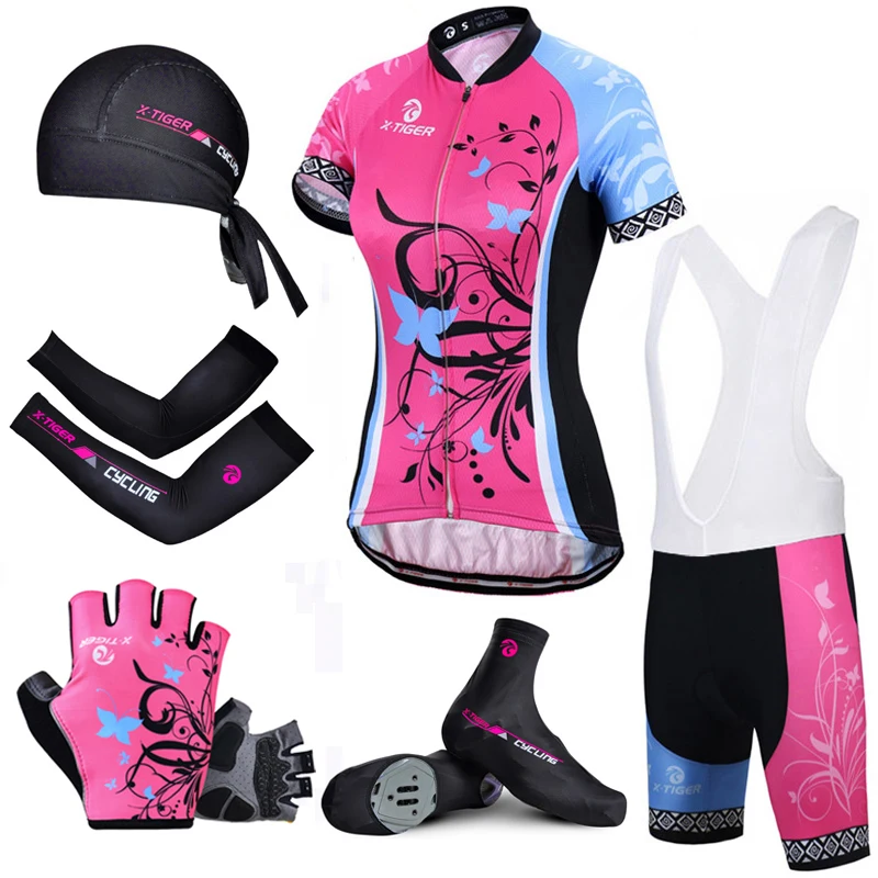 X-Tiger Pro Sieviešu Velosipēdu Jersey Uzstādīt Quick-Dry Bike Wear Riteņbraukšana Apģērbu Elpojošs Kalnu Velosipēdu, Velo Apģērbs, Tērps