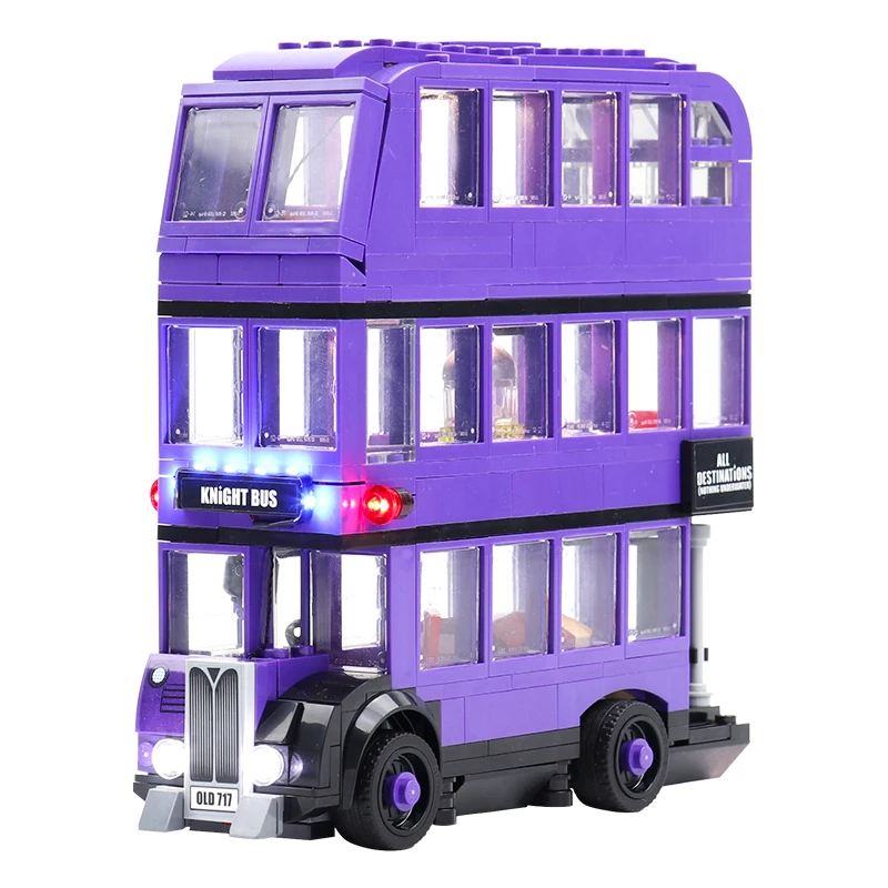 Vonado Gaismas Saderīgu Par Lego 75957 Harijs-Poters Sērijas Autobusu Ķieģeļi Harri Filmu Skolas Burvestībām Tehnika Bloki Rotaļlietas