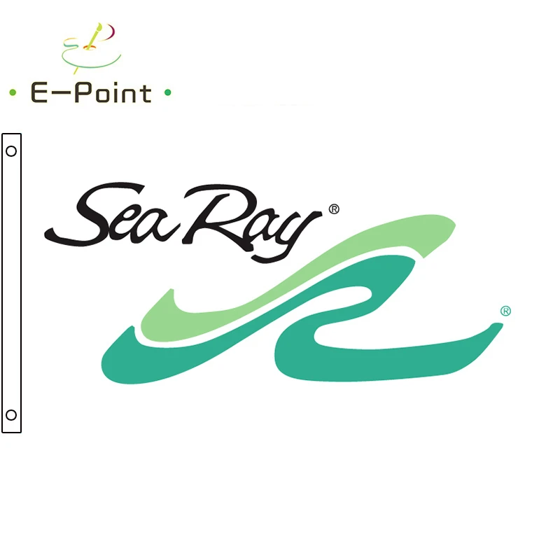 Sea Ray Laivas Karoga 60*90cm (2x3ft) 90*150cm (3x5ft) Izmērs Ziemassvētku Rotājumi, Mājas un Dārza