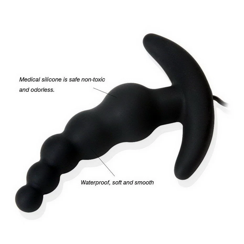 Silikona Anālais Vibrators ar Prostatas Massager Seksa Rotaļlieta Sievietēm/vīriešiem Ūdensizturīgs 10 Režīmā Tālvadības Vibrējošo Anālo Pērlīšu Butt Plug