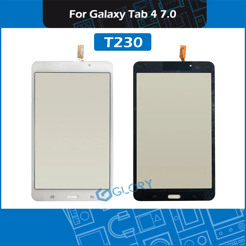 Samsung Galaxy Tab 4 7.0 T230 SM-T230 LCD Displejs Planšetdatora Touch screen Stikla Paneļa Nomaiņa