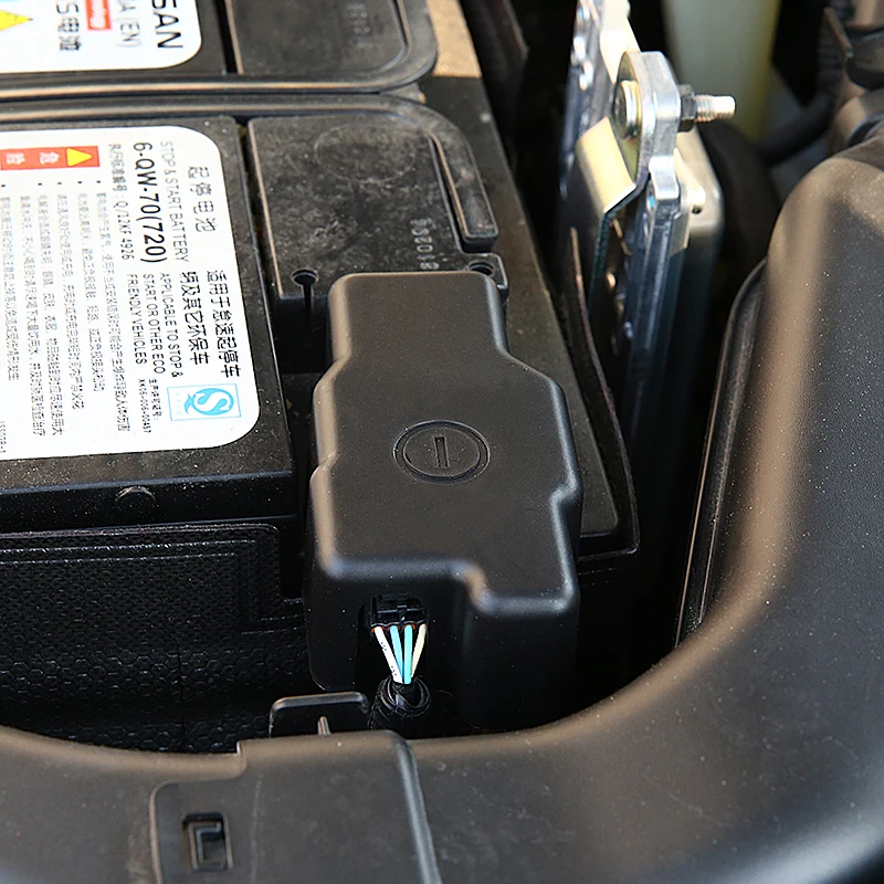 Auto Dzinēju Akumulatoru Anoda Negatīvs Elektrods, Pole Termināla Aizsardzības Vāks Renault Koleos II Kadjar Samsung QM6-2018