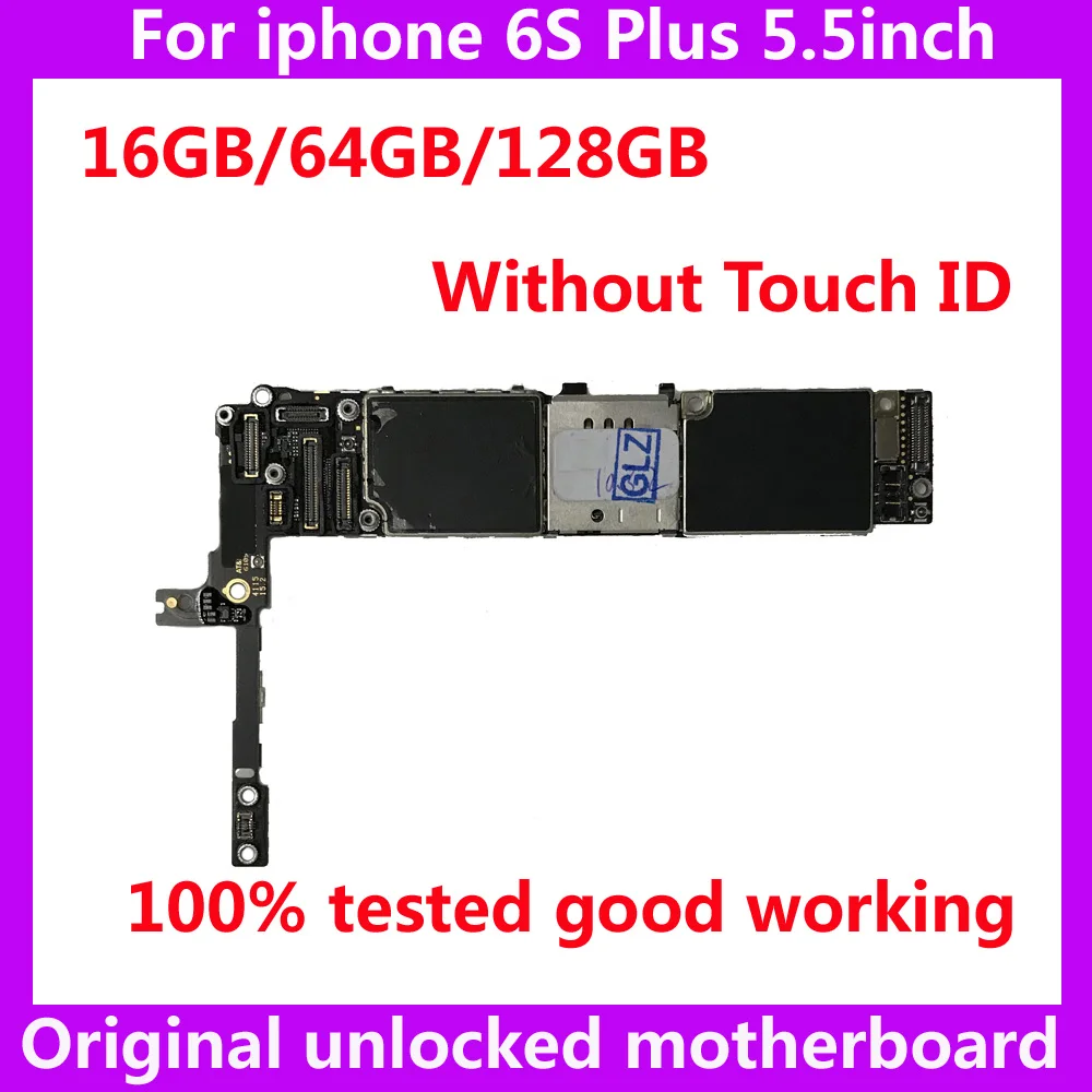 16gb 64gb 128gbunlocked iphone 6S Plus Mātesplati bez Touch ID Oriģināls iphone 6 S Plus IOS Sistēmas Loģikas valde