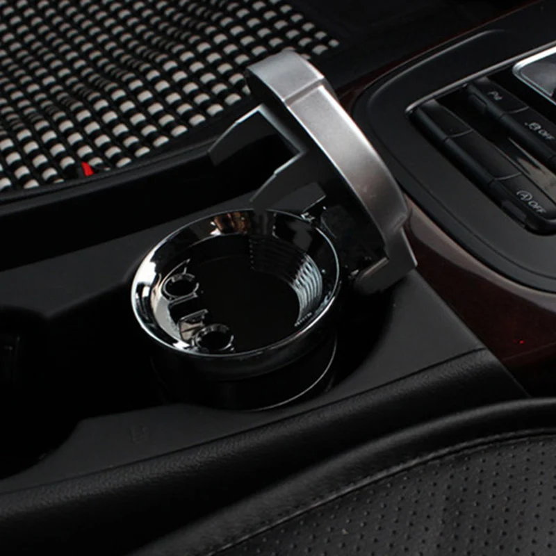 Auto pelnu trauku LED Gaismas Automobiļu pelnu trauku Uzglabāšanas trauks ar Vāku Automobiļu Interjera priekšmeti C66