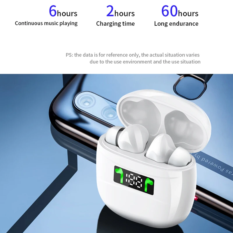 TAOCHIPLE J3 Pro TWS Bezvadu Austiņas sporta Earbuds auriculares Bluetooth 5.0 Austiņas Austiņas xiaomi oppo huawei tālrunis