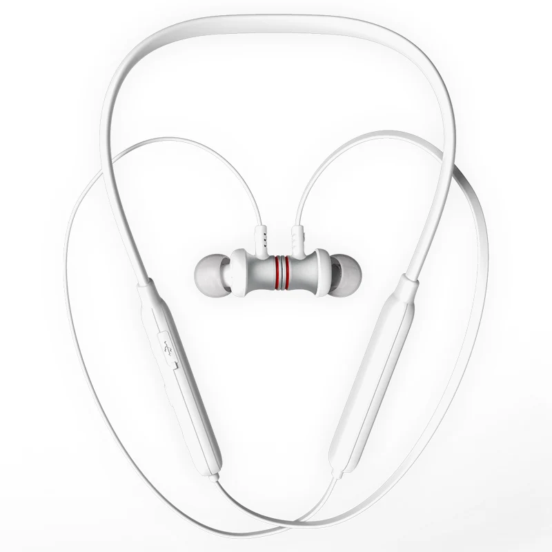 GENAI Sporta Bezvadu Austiņas Bluetooth Trokšņa Slāpēšanas Neckband Magnētisko Austiņas ar Mikrofonu Ear Stereo Bass Austiņas