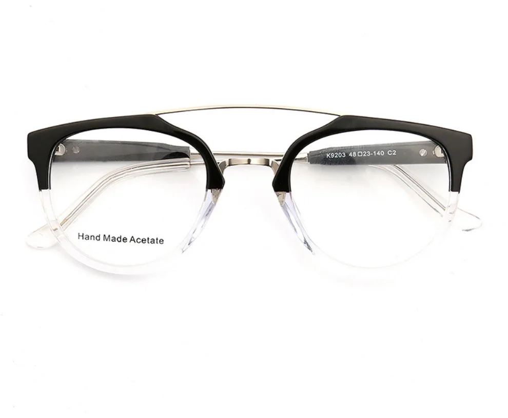 Big Cat Eye Briļļu Rāmji Roku Darbs Acetāts Brilles Sievietēm Tuvredzība, Briļļu Optisko Dubultu Tilta Briļļu Oversize