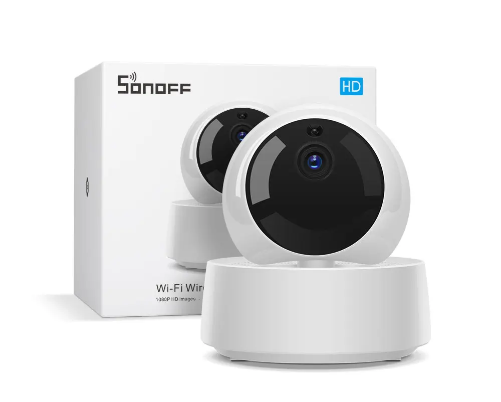 SONOFF GK-200MP2-B Wifi Kamera 1080P HD 2.4 G Bezvadu Nakts uzskata, 2-Way Audio Home Security Cam MUMS UK AU Plug