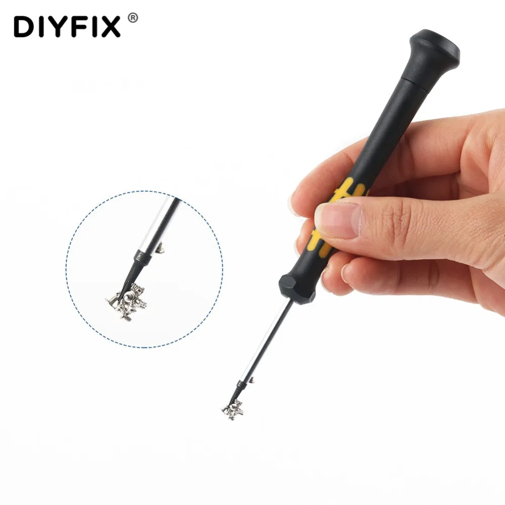 DIYFIX 6Pcs Magnētisko Skrūvgriežu Komplekts Krusta Hex Pentalobe Y-Tip T2 iPhone X 8 7 Plus Atvēršanas Remonta Instrumentu Komplekts DIY Rokas Instrumenti