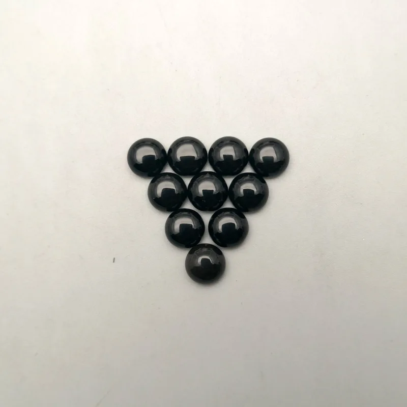 Modes Black Onyx 6MM 50gab/daudz Dabīgā Akmens Lodītes Šarmu augstas kvalitātes DIY kārta cabochon krelles par rotu veidošanas piederumi