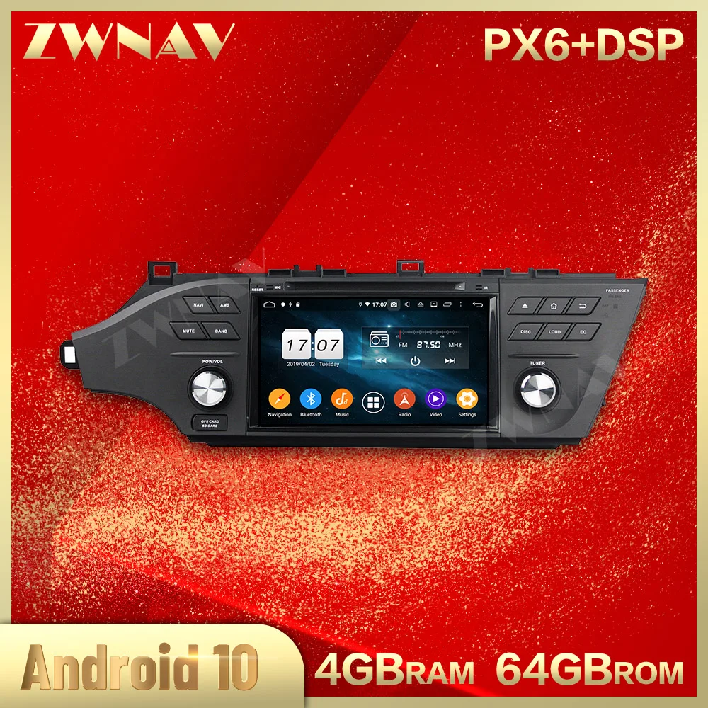 2 din Android 10.0 ekrāna Auto Multimedia player Toyota Avalon-2018 BT video, audio stereo, GPS navi vadītājs vienību auto stereo