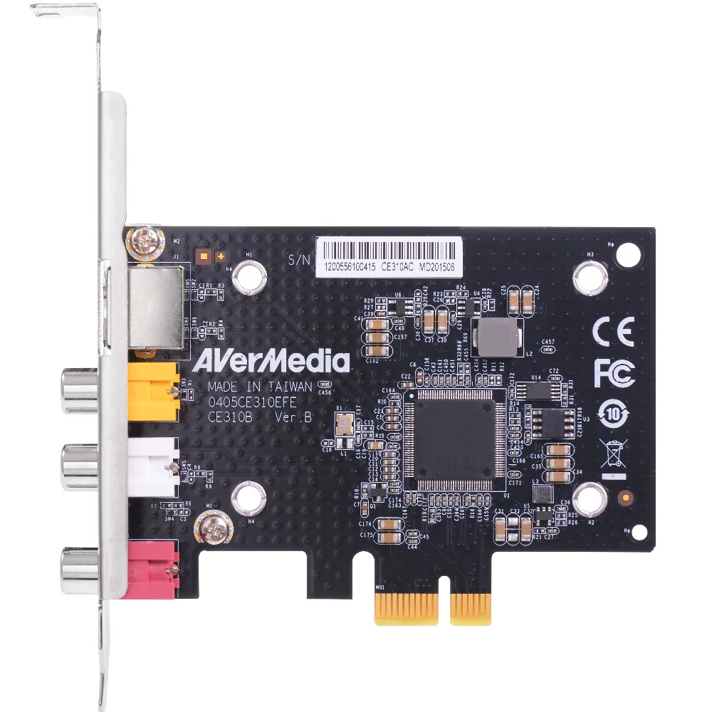 AVerMedia CE310B profesionālās SD PCIe capture karti ar S termināls video AV composite (CE310B)