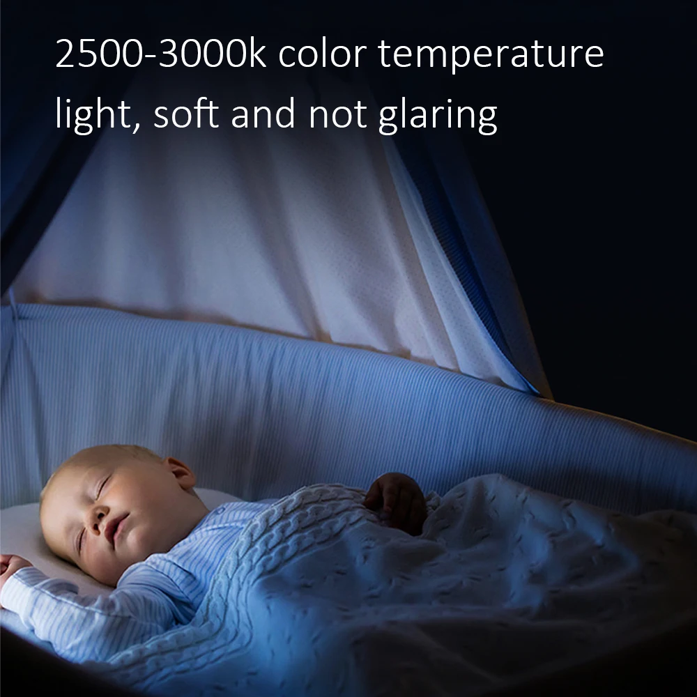Yeelight LED Smart Nakts Gaisma Indukcijas Nakts Gaisma Ar Gaismjutīgās Sensors, guļamistabas Koridora Xiaomi Infrasarkano Nakts Lampas
