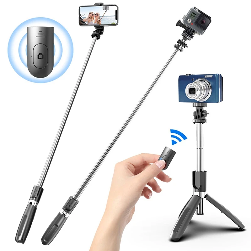 Viedtālrunis Turētājs Tālrunis Selfie Stick Roktura Stabilizators Atbalsta Tālruņa Izmērs 4.0-6.2 Collu Ergonomisks Daudzfunkcionāls