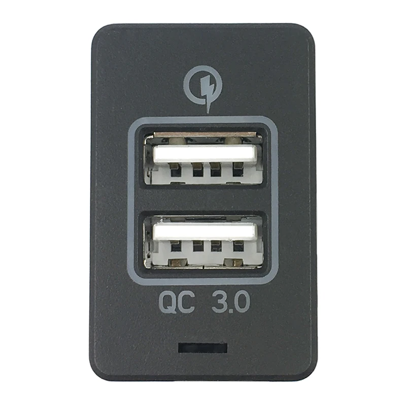 ACCNIC Auto USB Strāvas Adapteris Honda F20 Ātri Uzlādēt QC 3.0 Dual USB Lādētājs iPhone 5 6 6S Samsung Mobilo Tālruni, Tabletes