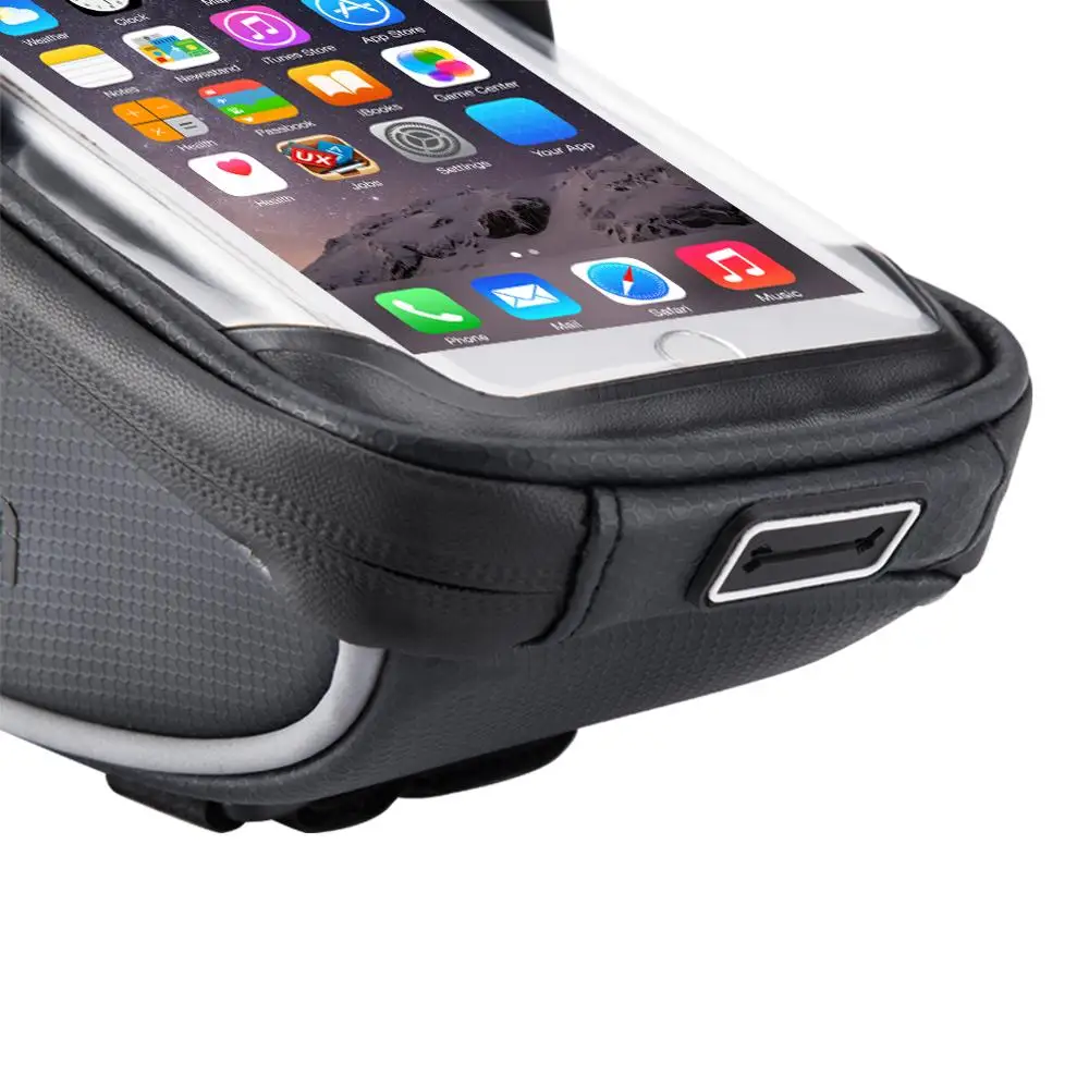 MOREOK Velosipēdu Soma Ūdensizturīgs Touch Screen Velo Soma Top Priekšā Cauruļu Rāmi MTB Road Bike Bag 6.0 Telefonu Gadījumā Velosipēdu Piederumi
