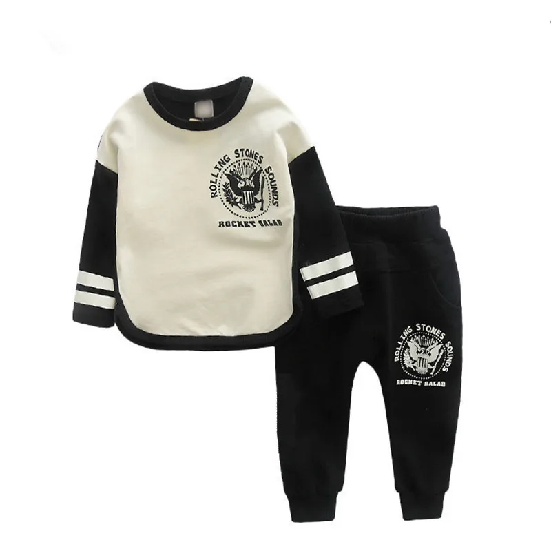 2019 Baby Boy Apģērbs ziemas Karikatūra Zēns Apģērbu āķu uzmavas Atpūtas zēnu t krekls+ Elsas 2gab bērnu apģērbu komplekts