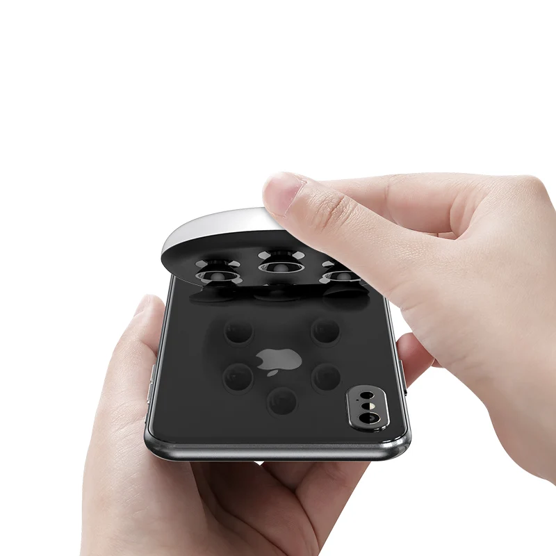 Spider piesūcekni Mini Bezvadu Lādētāju Pad iPhone 12 Pro Max Portatīvo 10W Ātru Bezvadu Lādēšanas Paliktņa Stacijas Xiaomi